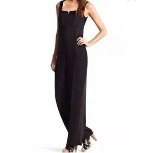 Derek Lam For Design Nation Black Square Neckline Jumpsuit